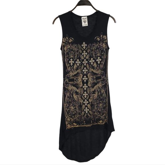 Vocal Rhinestone Sleeveless Mini Dress - Picture 2 of 8